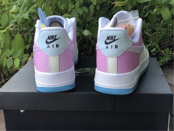 Nike Air Force 1 07 LX UV Reactive heel