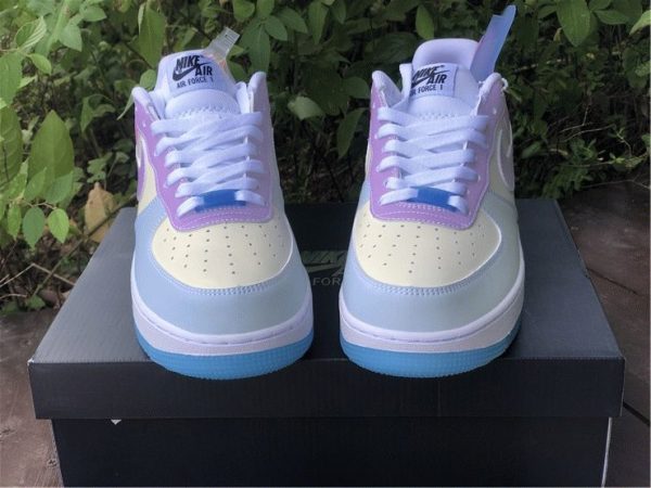 Nike Air Force 1 07 LX UV Reactive tongue