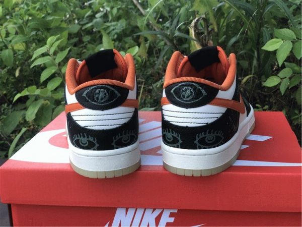 Nike Dunk Low Halloween Sail Starfish 2021 back heel