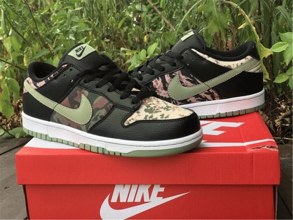 Nike Dunk Low SE Black Crazy Camo online