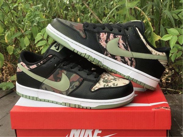 Nike Dunk Low SE Black Crazy Camo sneaker