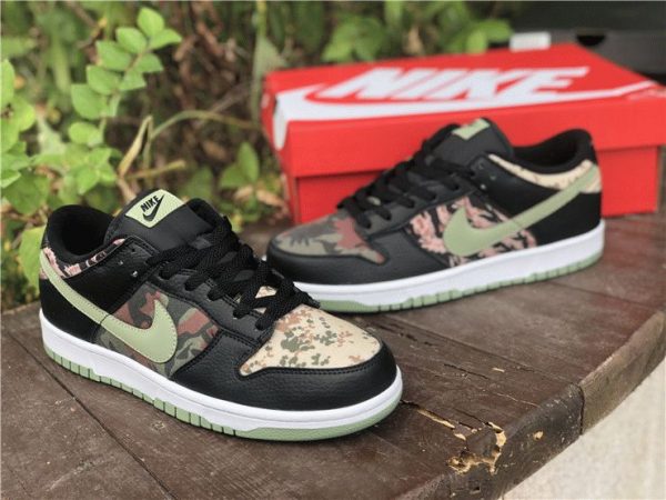 Nike Dunk Low SE Black Crazy Camo where to buy