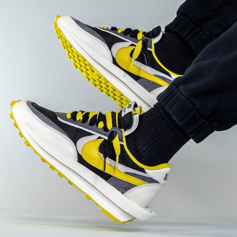 Undercover x Sacai x Nike LDWaffle “Bright Citron”