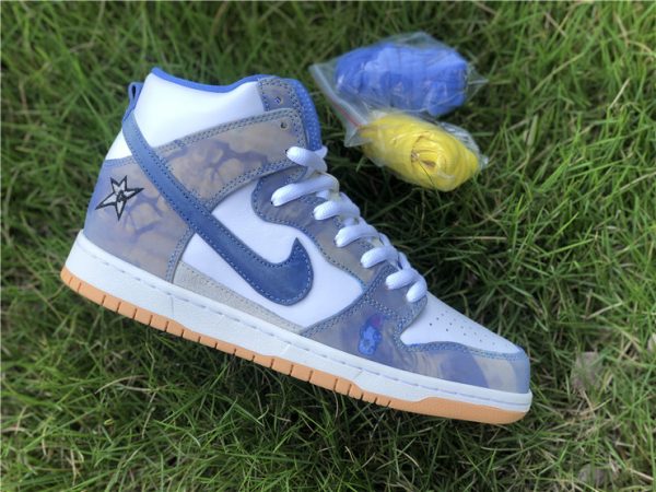 Nike SB Dunk High Carpet Company side swoosh