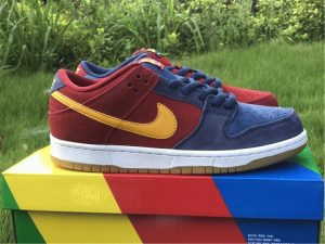 Nike SB Dunk Low Catalonia Maroon Navy Gold