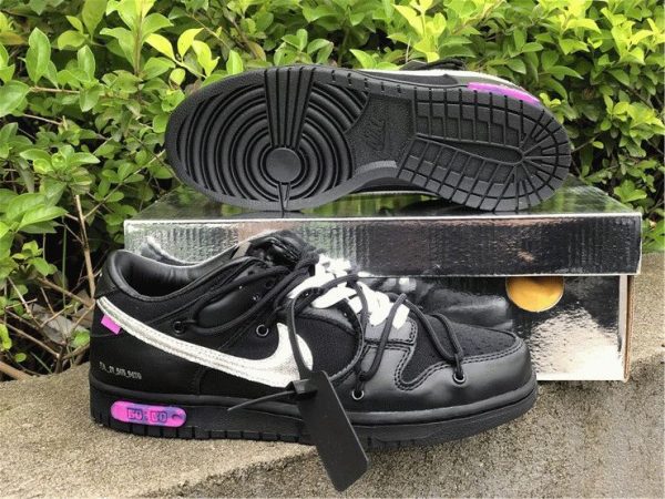 Off-White x Nike Dunk Low The 50 Black 2021