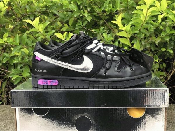 Off-White x Nike Dunk Low The 50 Black