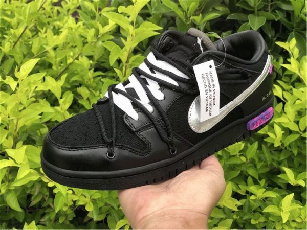 Off-White x Nike Dunk Low The 50 Black on hand