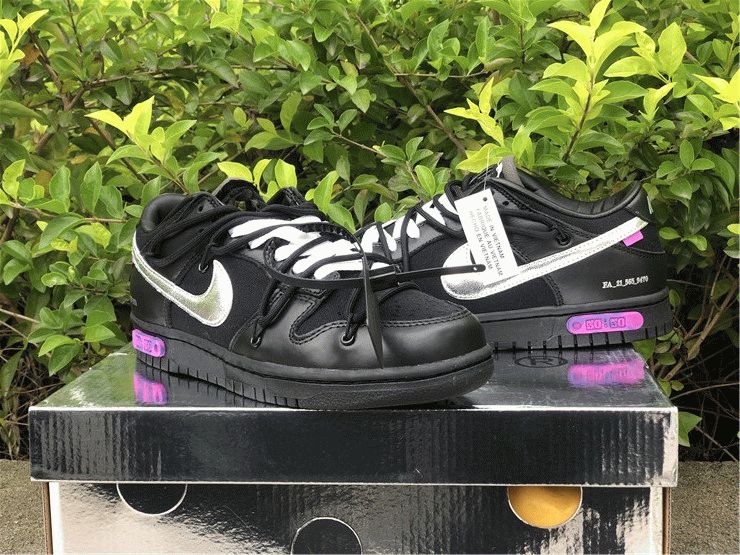 Off-White x Nike Dunk Low The 50 Black