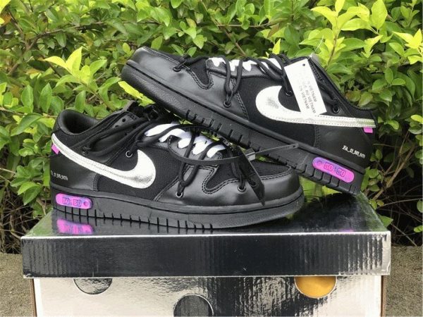 Off-White x Nike Dunk Low The 50 Black sneaker