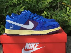 Undefeated x Dunk Low SP Dunk vs AF1 Blue Purple