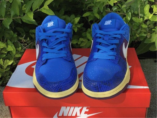 Undefeated x Dunk Low SP Dunk vs AF1 tongue
