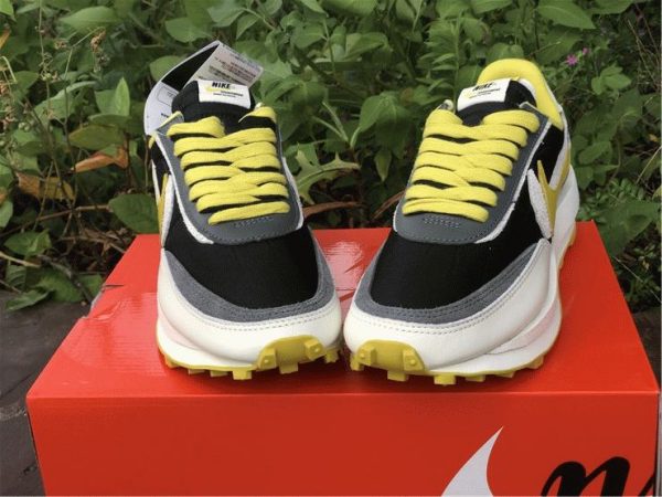 Undercover Sacai Nike LDWaffle Bright Citron tongue