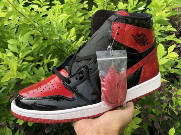 new Air Jordan 1 High OG Bred Patent