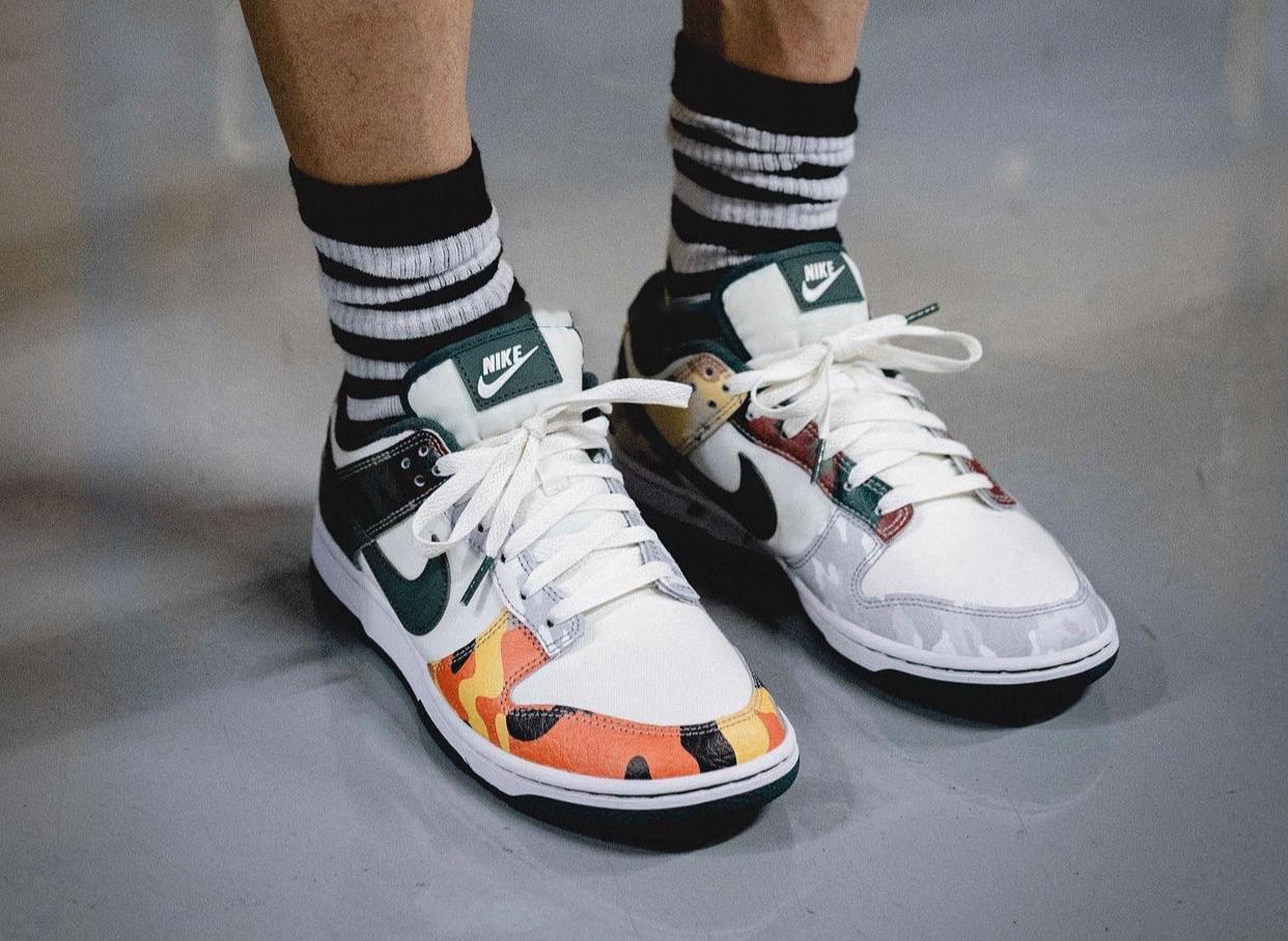 Nike Dunk Low Sail Multi Camo