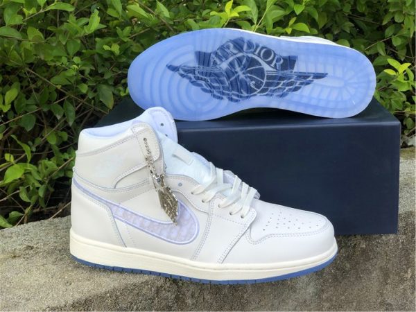 where to buy Dior x Air Jordan 1s White Grey