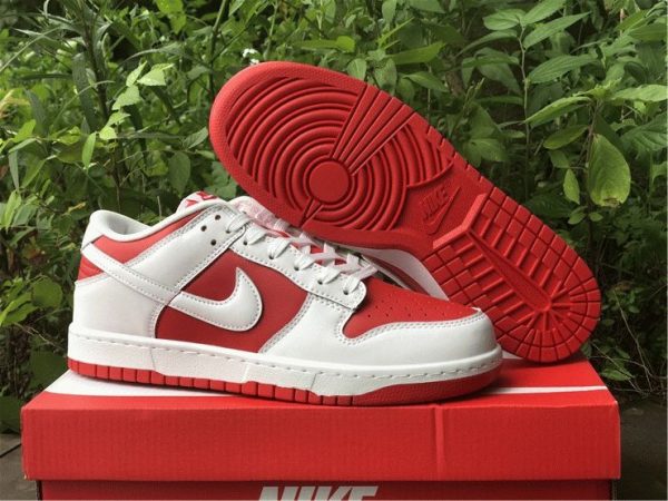 where to by Nike Dunk Low White University Red