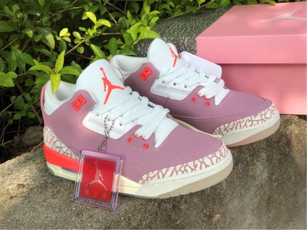 women Wmns Air Jordan 3 Rust Pink