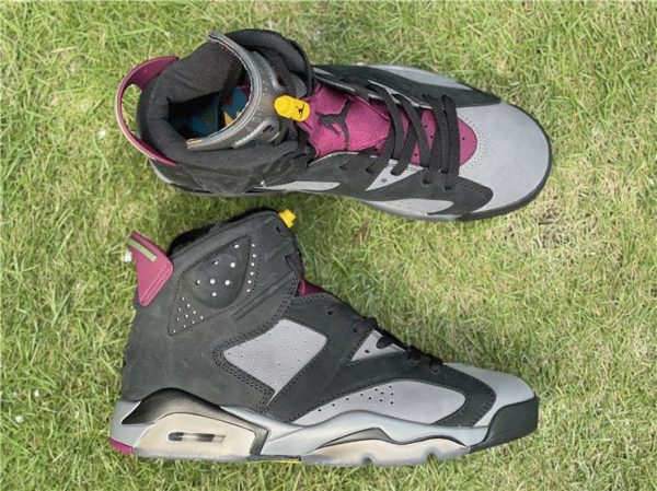 Air Jordan 6 Bordeaux Light Graphite-Dark Grey