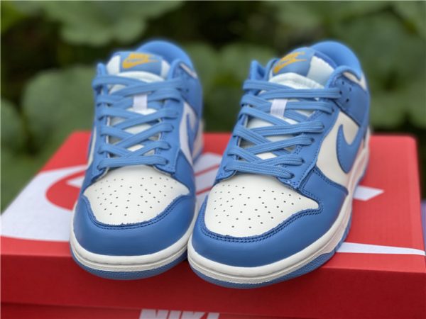 Dunk SB Low Coast Sail University Gold front