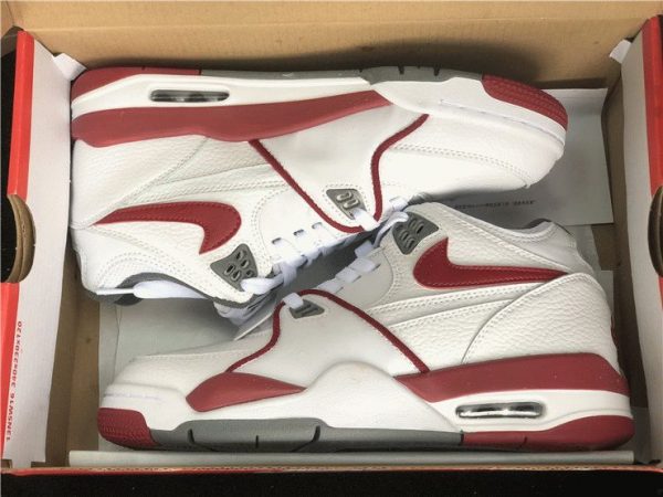 Nike Air Flight 89 Team Red Basketball Shoes in box