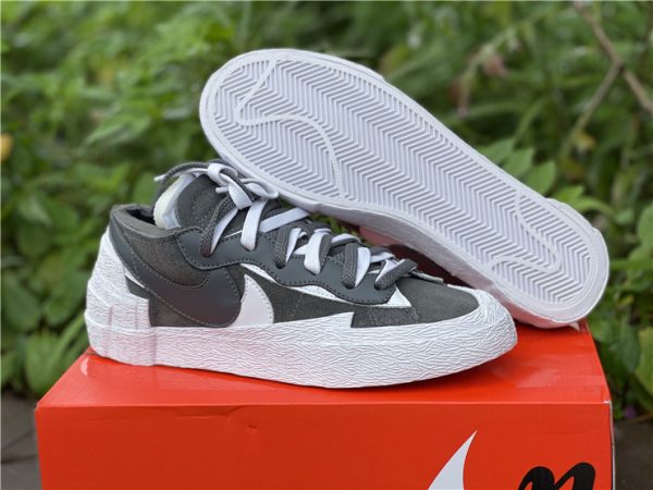 Nike Blazer Low sacai Iron Grey 2021 shoes