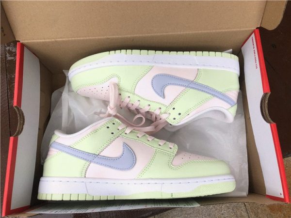 Nike Dunk Low Light Soft Pink Lime Ice In box