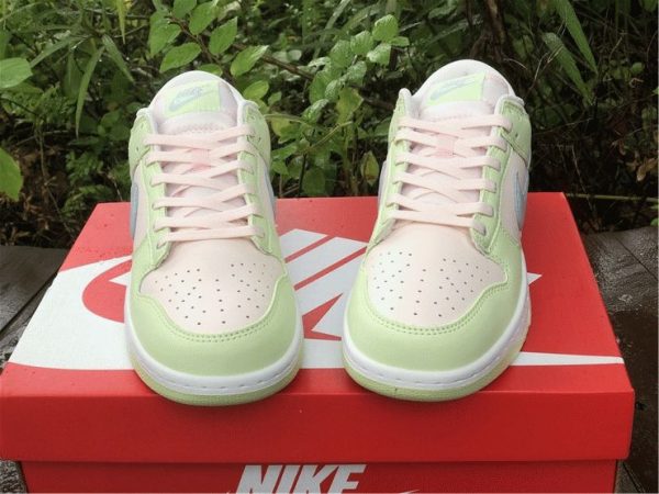 Nike Dunk Low Light Soft Pink Lime Ice front