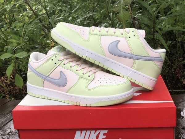 Nike Dunk Low Light Soft Pink Lime Ice sneaker