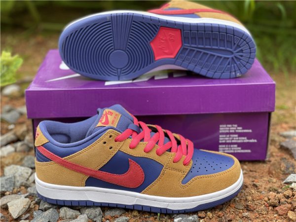 Nike Dunk Low SB Wheat Dark Purple for sale