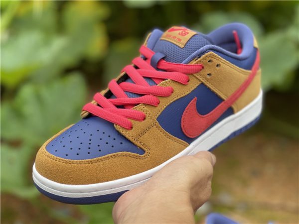 Nike Dunk Low SB Wheat Dark Purple on hand