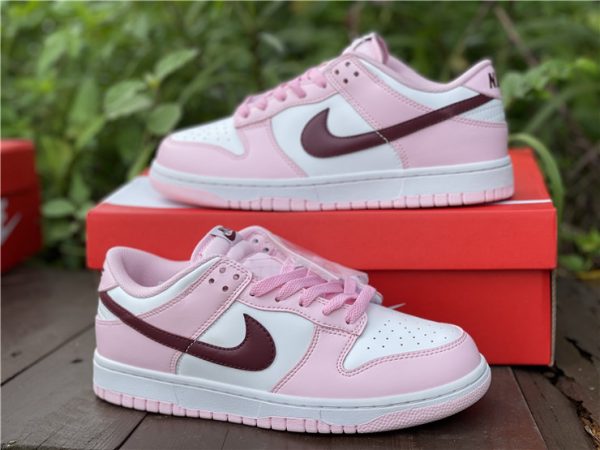 Nike Dunk Low Valentines Day Red Pink shoes
