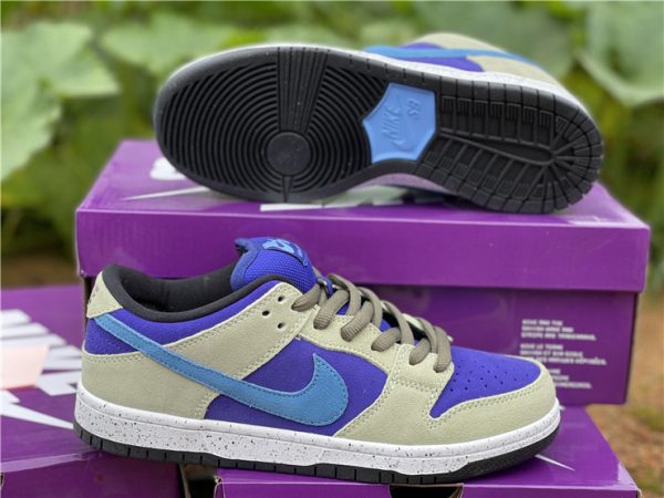 Nike SB Dunk Low Celadon Coast-Concord-Black shoes