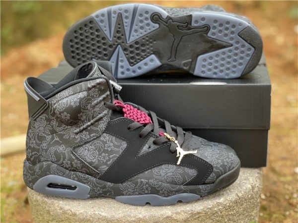 Singles Day Air Jordan 6 Triple Black for sale