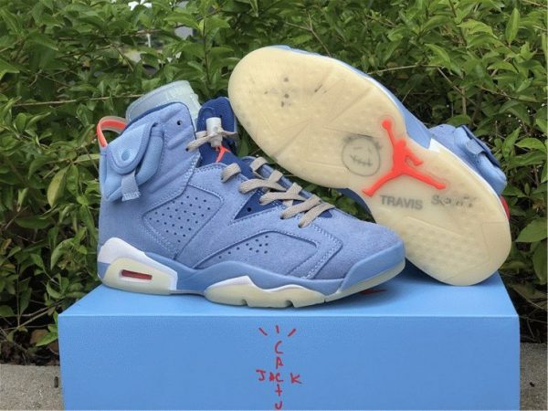 where to buy Blue Travis Scott x Air Jordan 6 Houston Oilers