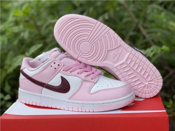 women Nike Dunk Low Valentines Day Red Pink