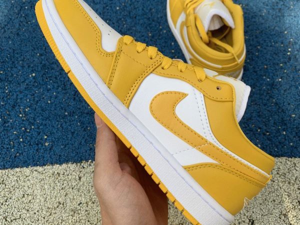 2021 Air Jordan 1 Low Pollen Yellow