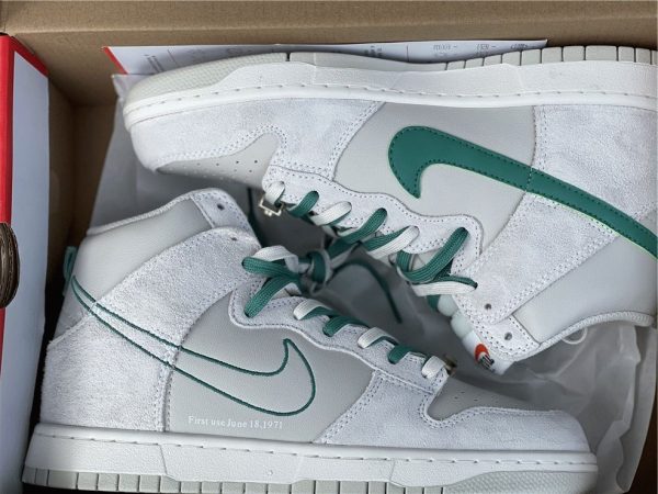 Dunk High SE First Use PackGreen Noise real photo look