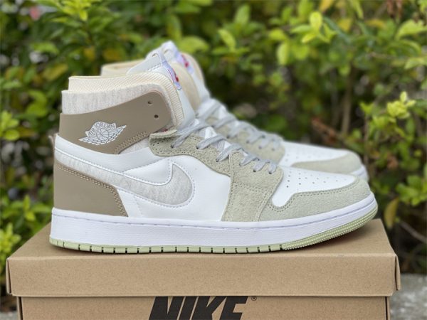 Jordan 1 High Zoom CMFT Olive Aura Khaki