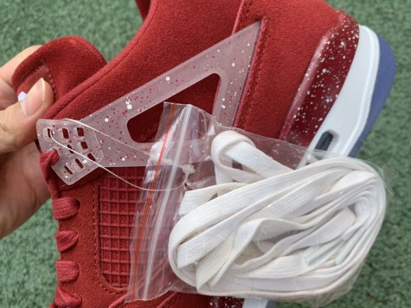 Jordan 4 Retro Oklahoma Sooners PE extra laces