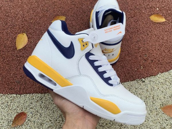 Nike Air Flight Legacy Lakers Home on hand look