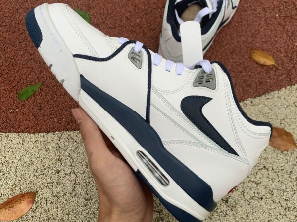 Nike Flight 89 White Navy Blue on hand