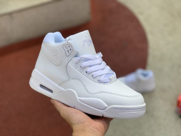 Nike Flight Legacy Triple White on hand