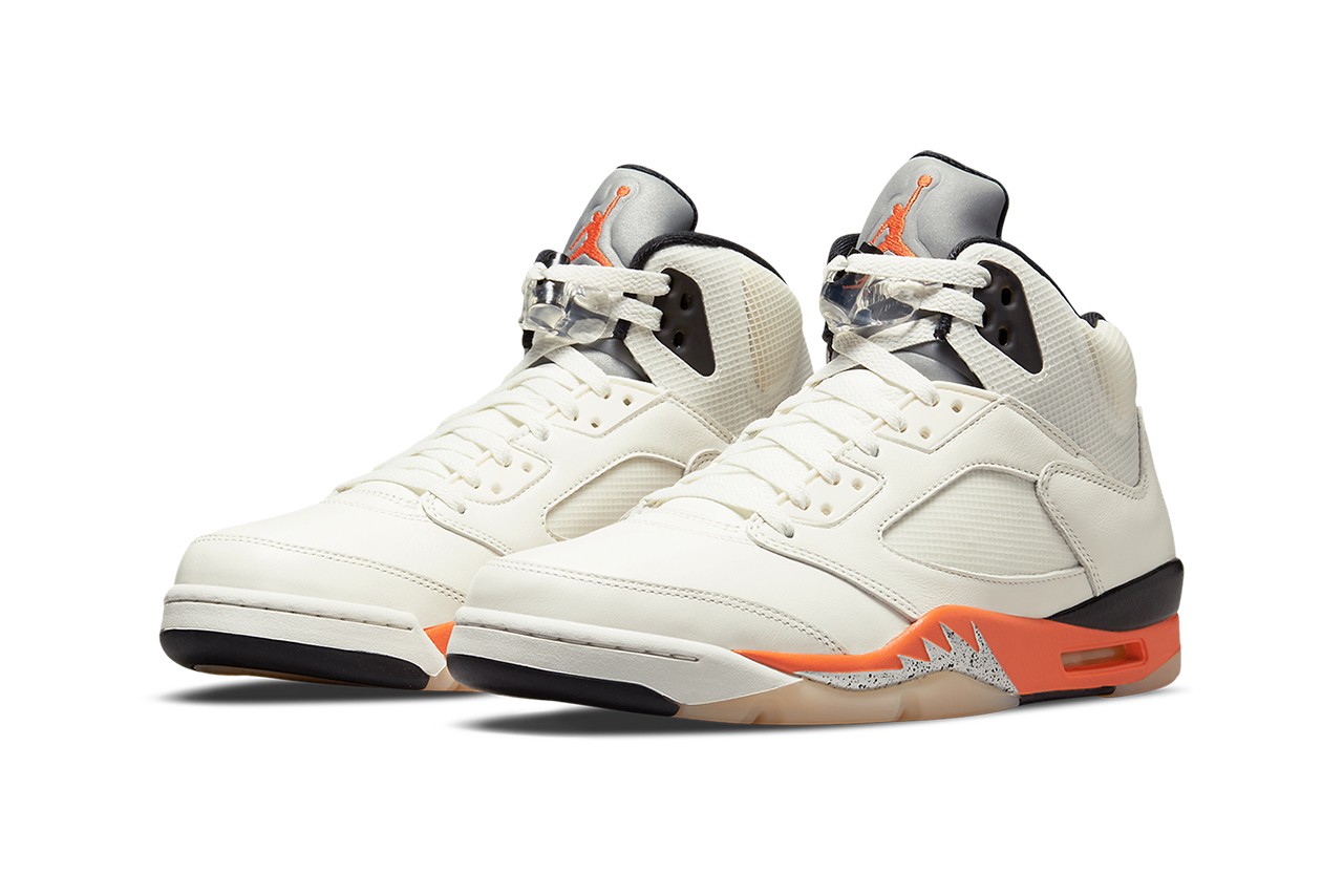 Shattered Backboard Air Jordan 5 Orange for sale