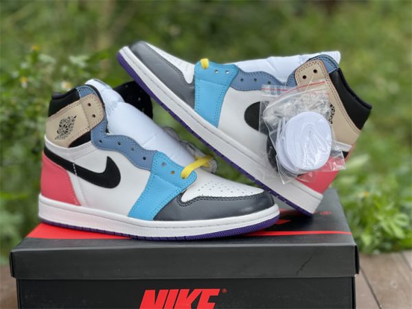 Air Jordan 1 Mid Multi Color Matching panling