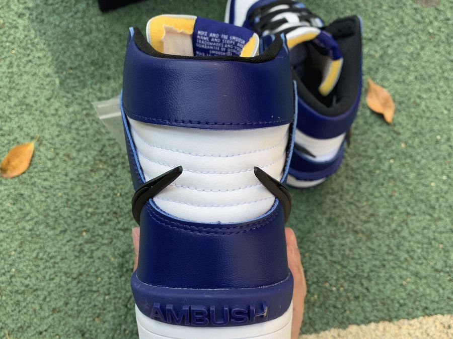 2021 AMBUSH X Nike Dunk High with Deep Royal Color CU7544-400
