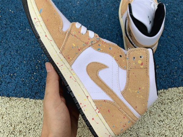 Jordan 1 Mid SE Brushstroke Paint Splatter panling