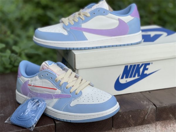 Nike Air Jordan 1 Low Travis Scott University Blue shoes