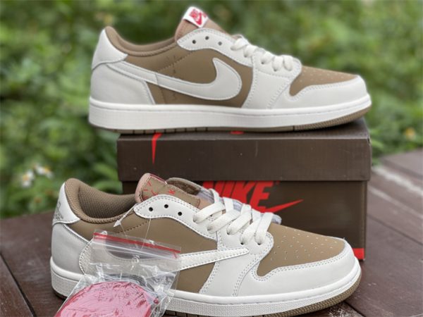 Travis Scott x Air Jordan 1 Low Reverse Mocha 2022 brown