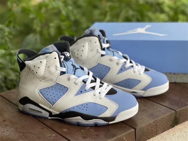 UNC Air Jordan 6 University Blue overall